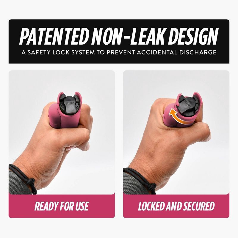 slide 7 of 8, Guard Dog Security AccuFire 2 Pepper Spray with Laser Assist SnapShot Release 16' Distance Pink: Pepper Gel for Women, Camping, 1 ct