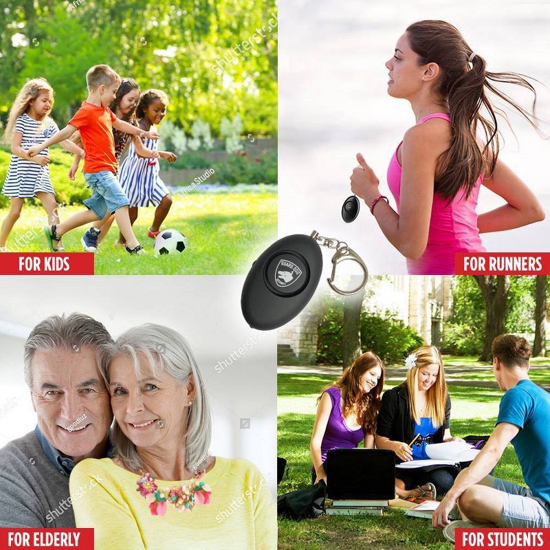 slide 6 of 9, Guard Dog Security on The Go Protection Set Keychain Pepper Spray with Keychain Alarm and LED Light Black: Spray for Women, Camping, 1 ct