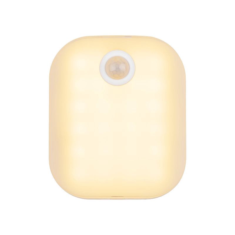 slide 1 of 7, Energizer Rechargeable Lithium Polymer 800 mAh Motion Sensing Puck Light: LED Tap Light for Closet, White, 1 ct