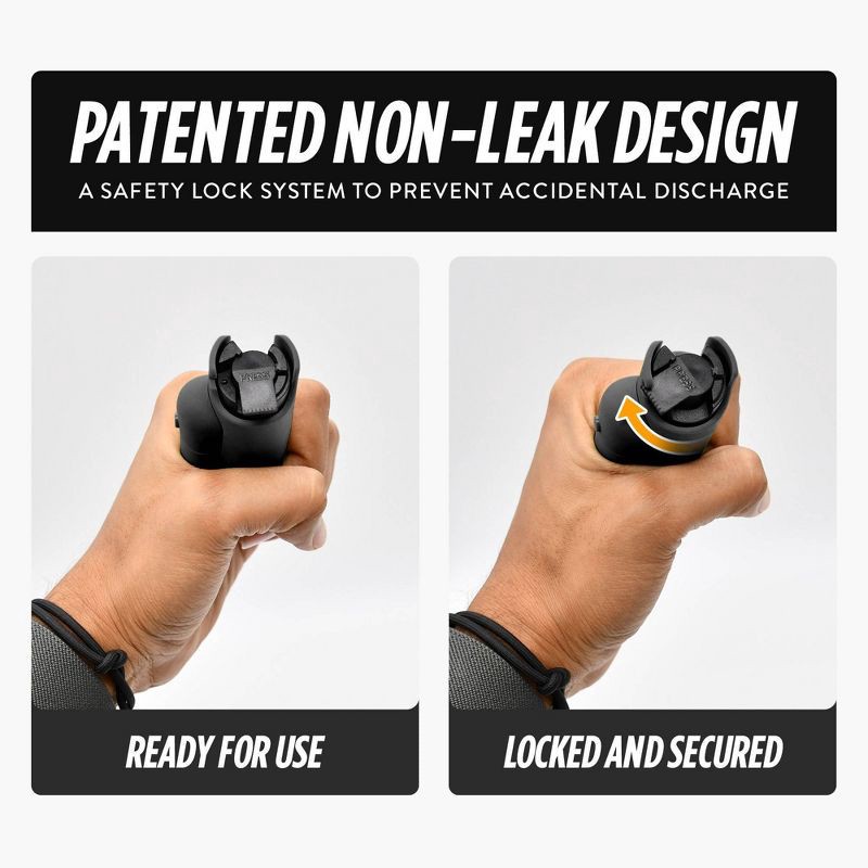 slide 7 of 8, Guard Dog Security AccuFire 2 Pepper Spray with Laser Assist SnapShot Release 16' Distance Black: Keychain, Camping, Women, 1 ct