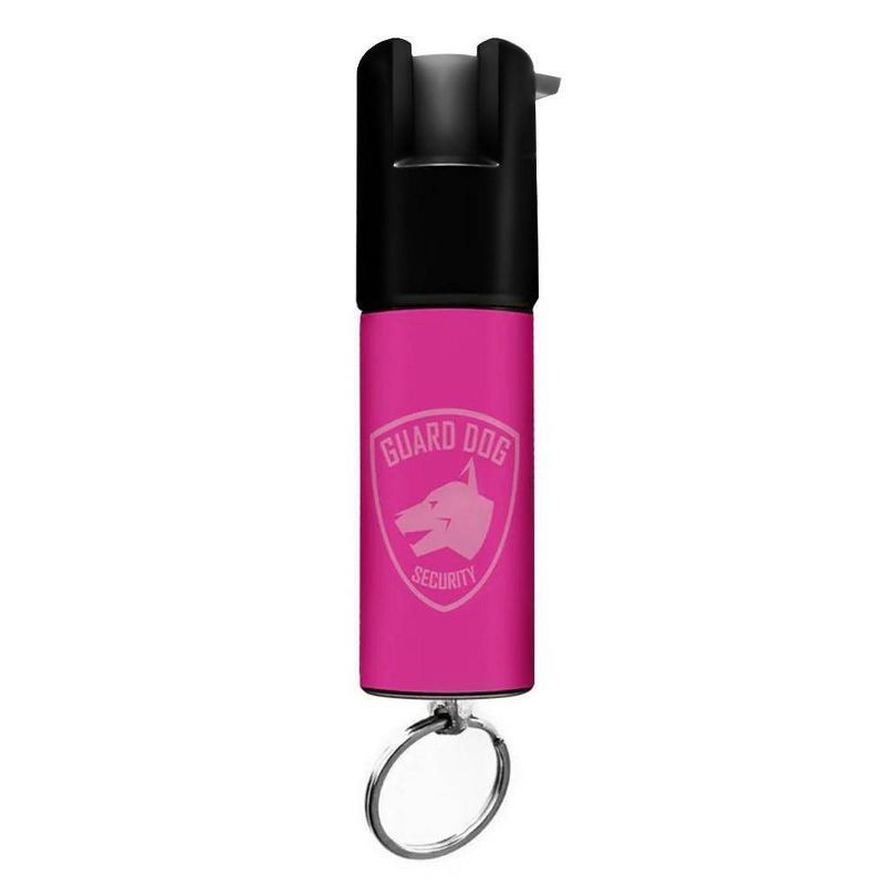 slide 3 of 8, Guard Dog Security on The Go Protection Set Keychain Pepper Spray with Keychain Alarm and LED Light Pink: Personal Safety for Women, 1 ct