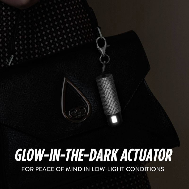 slide 4 of 11, Guard Dog Security Bling It On Pepper Spray 2pk Glow-In-The-Dark 16' Distance White and Confetti: Rhinestone, Camping Essentials, 2 ct