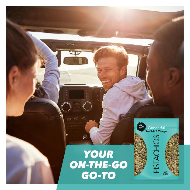 slide 6 of 8, Wonderful Pistachios No Shells Sea Salt & Vinegar - 11oz, 11 oz