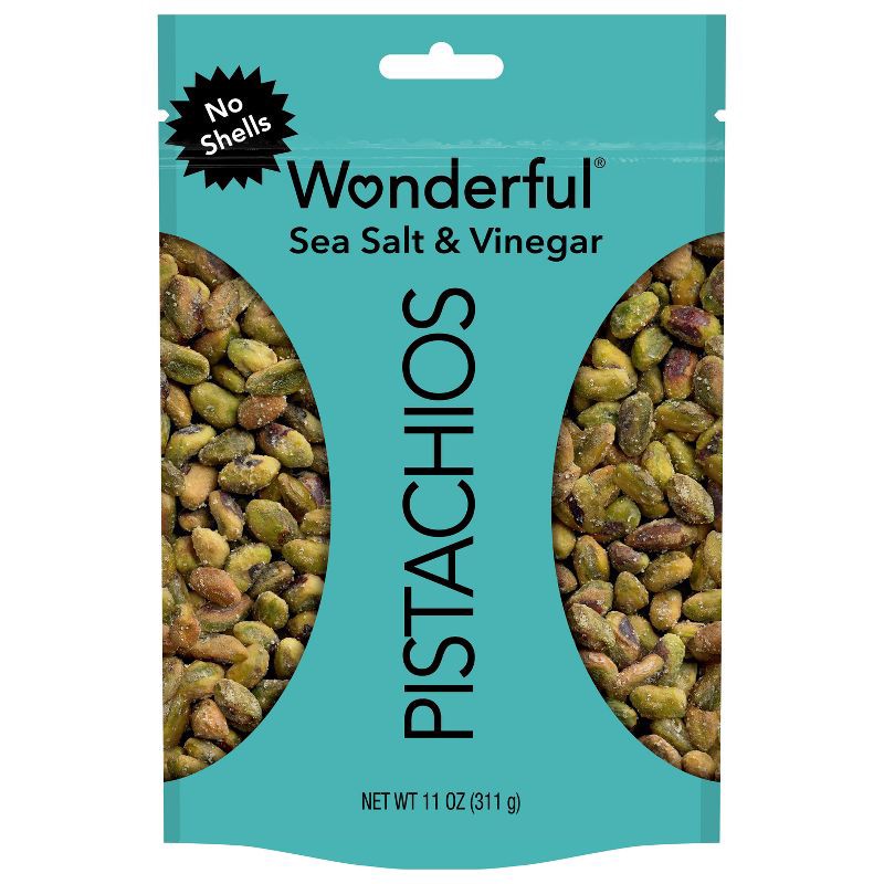 slide 1 of 8, Wonderful Pistachios No Shells Sea Salt & Vinegar - 11oz, 11 oz