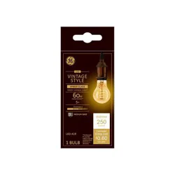 GE Vintage Aline Spiral Amber Led Light Bulb White