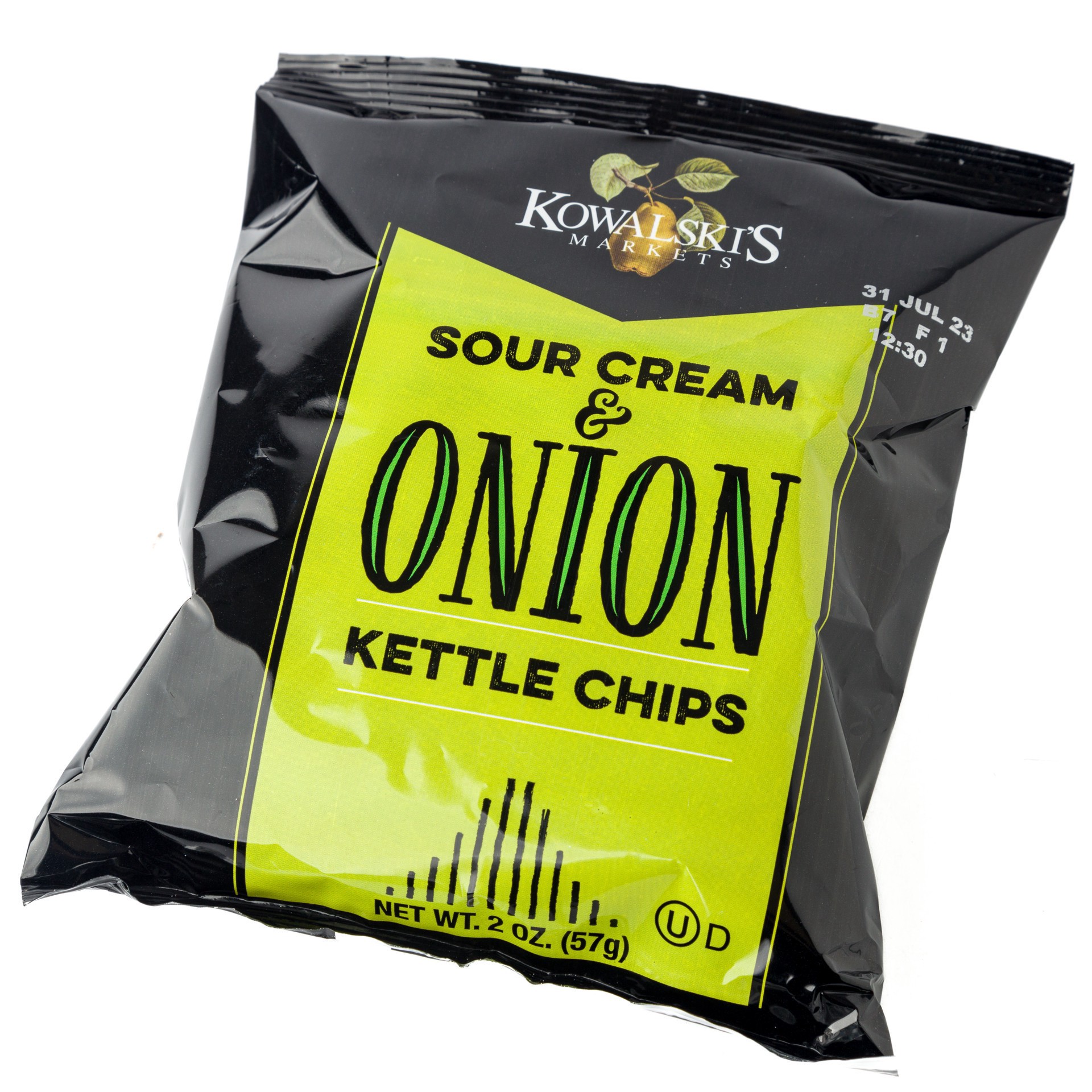 slide 1 of 1, Kwl Sour Cream&Onion Chips, 2 oz