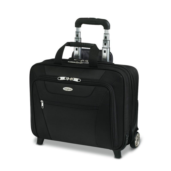 slide 1 of 6, Samsonite Wheeled Business Case, Black, 13 in x 17 in x 6 1/2 in