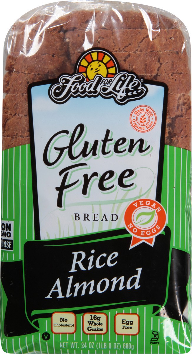 slide 8 of 9, Food for Life Foods For Life Almond Rice Bread, 24 oz