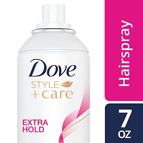 slide 1 of 1, Dove Style+Care Hairspray Extra Hold Strength & Shine, 7 fl oz