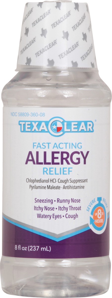 slide 10 of 11, Texa Clear Fast Acting Allergy Relief 8 oz, 8 oz