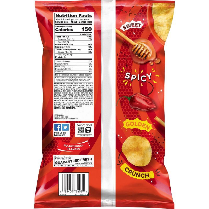 slide 2 of 4, Frito-Lay Lay's Sweet & Spicy Honey Flavored Chips - 7.75oz, 7.75 oz