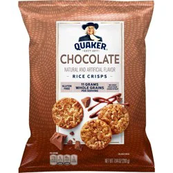 Quaker Chocolate Gluten Free Popped Rice Crisps - 7.04oz