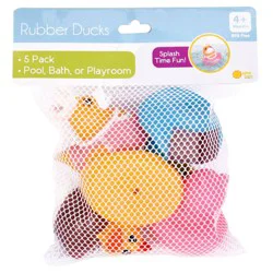 Sunny Days Animal Floats Bath Toys - Netted Bag - 5pk