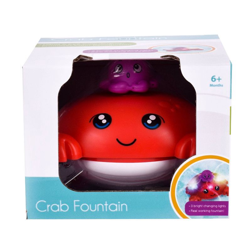 slide 1 of 1, Sunny Days Light up Floating Fountain - Crab, 1 ct