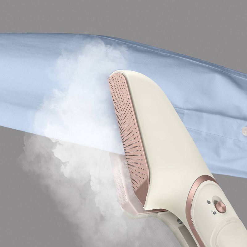 slide 21 of 22, Conair Steam Stylist: Handheld Garment Steamer for Clothing, Travel, 1000W, Detachable Water Tank, 5 Min Steam Time, 1 ct