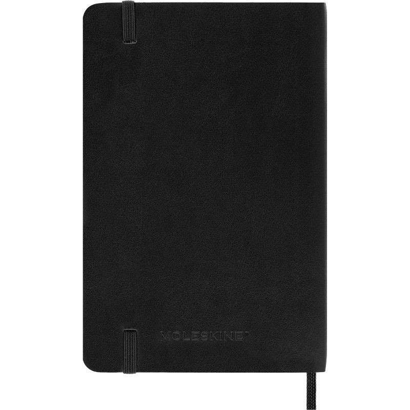 slide 7 of 7, Moleskine 2025 Weekly/Monthly Planner 3.5"x5.5" Pocket Softcover Black: Acid-Free Paper, Elastic Closure, Ribbon Marker, 1 ct