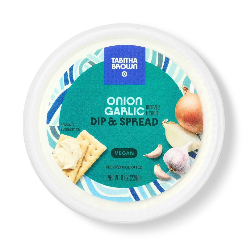 slide 1 of 3, Vegan Onion & Garlic Dip - 8oz - Tabitha Brown for Target, 8 oz