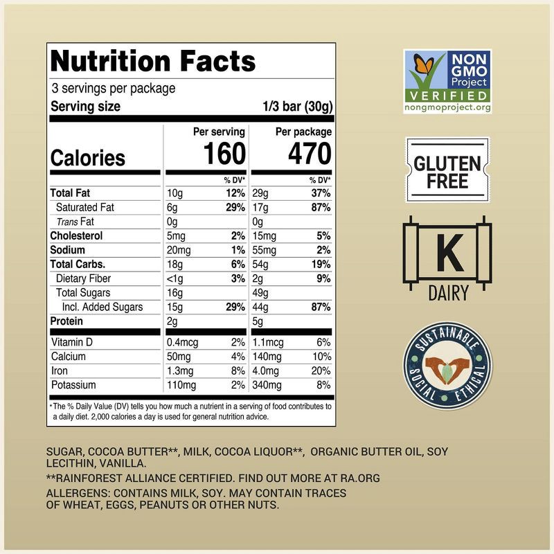 slide 4 of 7, Chocolove Milk Chocolate Candy Bar - 3.2oz, 3.2 oz