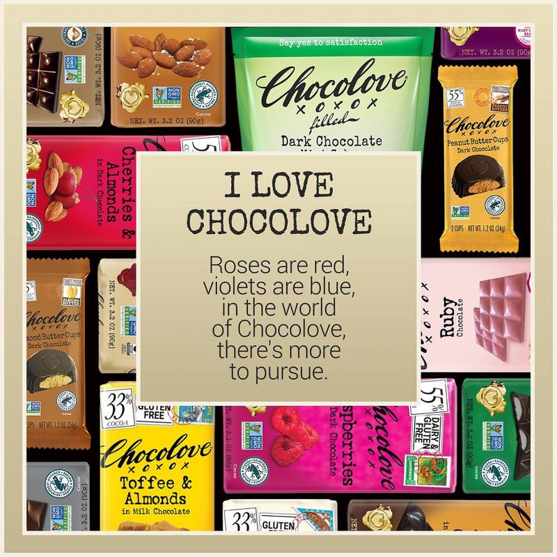 slide 7 of 7, Chocolove Milk Chocolate Candy Bar - 3.2oz, 3.2 oz