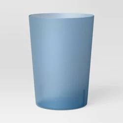 18oz Short Tumbler Blue - Room Essentials™: Reusable Plastic Cup, Microwave & Dishwasher Safe, Back-To-College