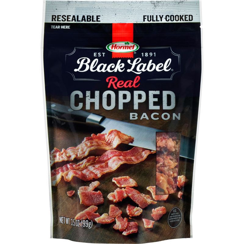 slide 6 of 7, Hormel Black Label Chopped Bacon - 3.5oz, 3.5 oz