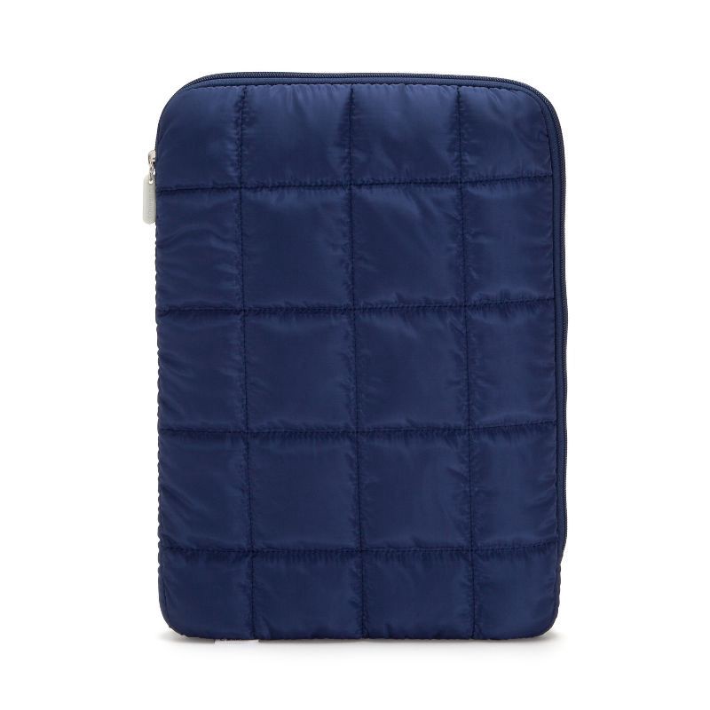 slide 1 of 7, U Brands 15"x10.5" Nylon Puffer Laptop Pouch Storm, 1 ct