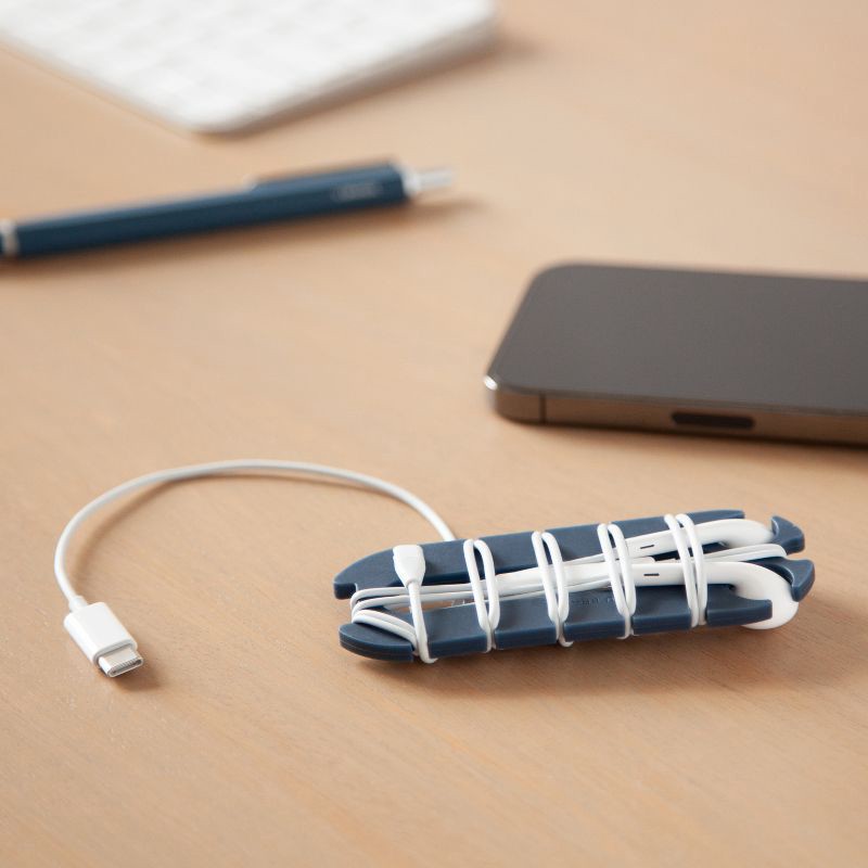 slide 2 of 6, U Brands 3ct Silicone Cord Caterpillars, 3 ct