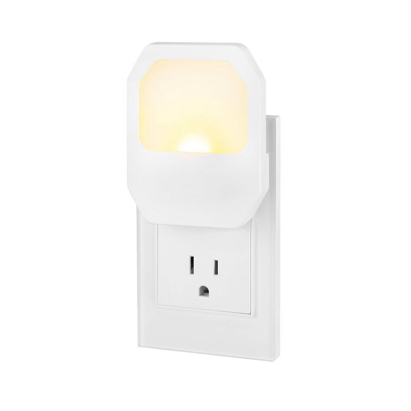 slide 2 of 8, Globe Electric 2pk LED Always on Flat Panel Night Lights, 2 ct