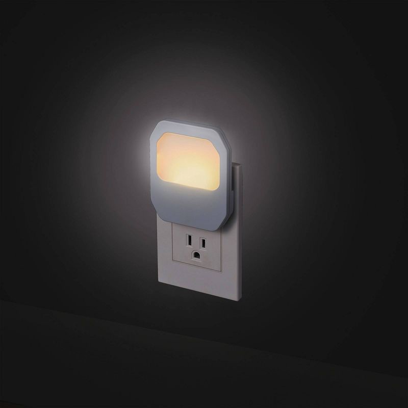 slide 6 of 8, Globe Electric 2pk LED Always on Flat Panel Night Lights, 2 ct