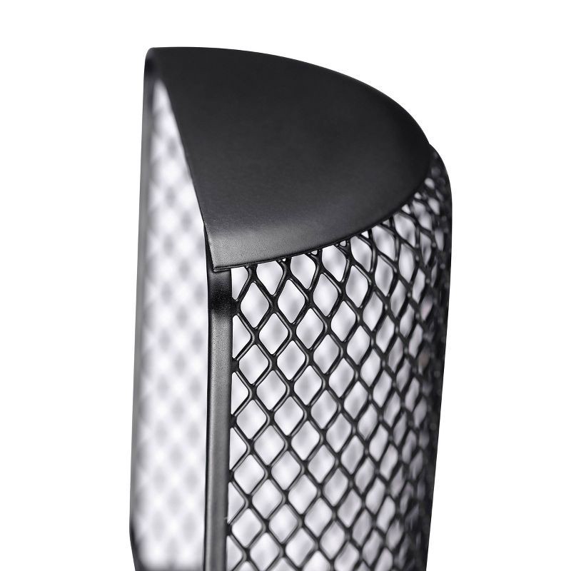 slide 4 of 9, Globe Electric Auto On/Off Metal Cage Night Light: LED Wall Plug Nightlight for Kids', Black, No Assembly Required, 1 ct