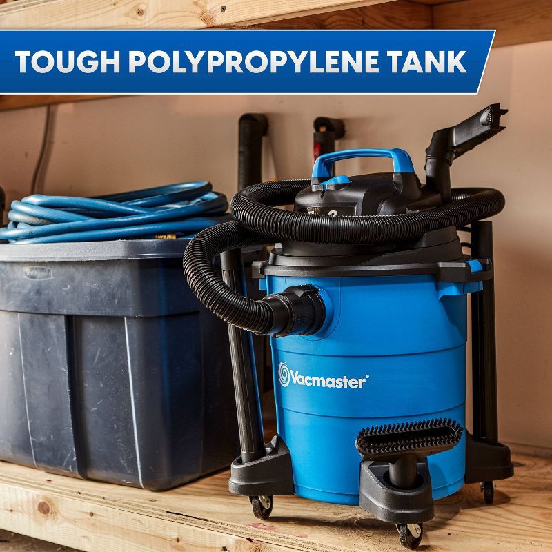 slide 8 of 9, Vacmaster 5gal 3 Peak HP Wet/Dry Vacuum, 5 gal