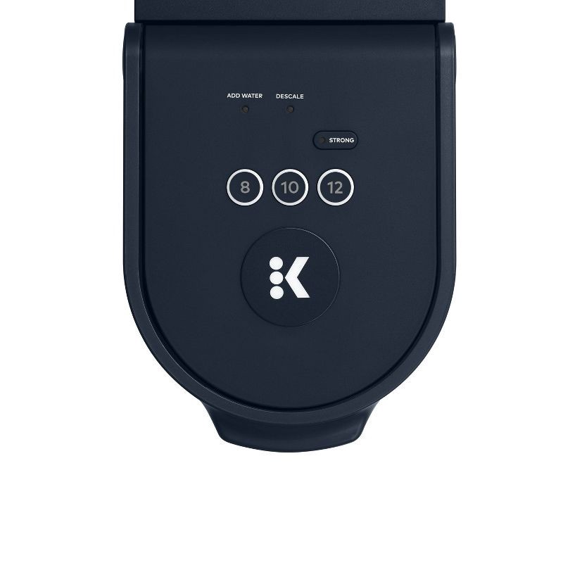 slide 7 of 13, Keurig K-Mini Go Single-Serve K-Cup Pod Coffee Maker Navy: Compact Electric Brewer, 12 oz Capacity, Plastic, Blue, 12 oz