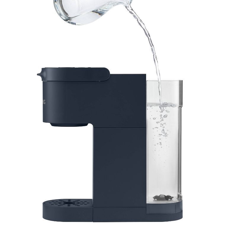 slide 12 of 13, Keurig K-Mini Go Single-Serve K-Cup Pod Coffee Maker Navy: Compact Electric Brewer, 12 oz Capacity, Plastic, Blue, 12 oz