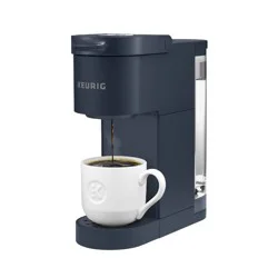 Keurig K-Mini Go Single-Serve K-Cup Pod Coffee Maker Navy: Compact Electric Brewer, 12 oz Capacity, Plastic, Blue
