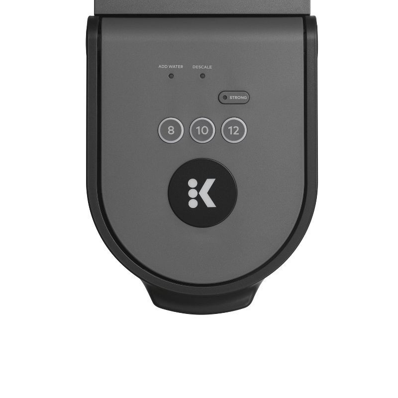 slide 6 of 13, Keurig K-Mini Go Single-Serve K-Cup Pod Coffee Maker Gray: Compact Electric Brewer, 12 oz Capacity, Uses K-Cups & Pods, 12 oz