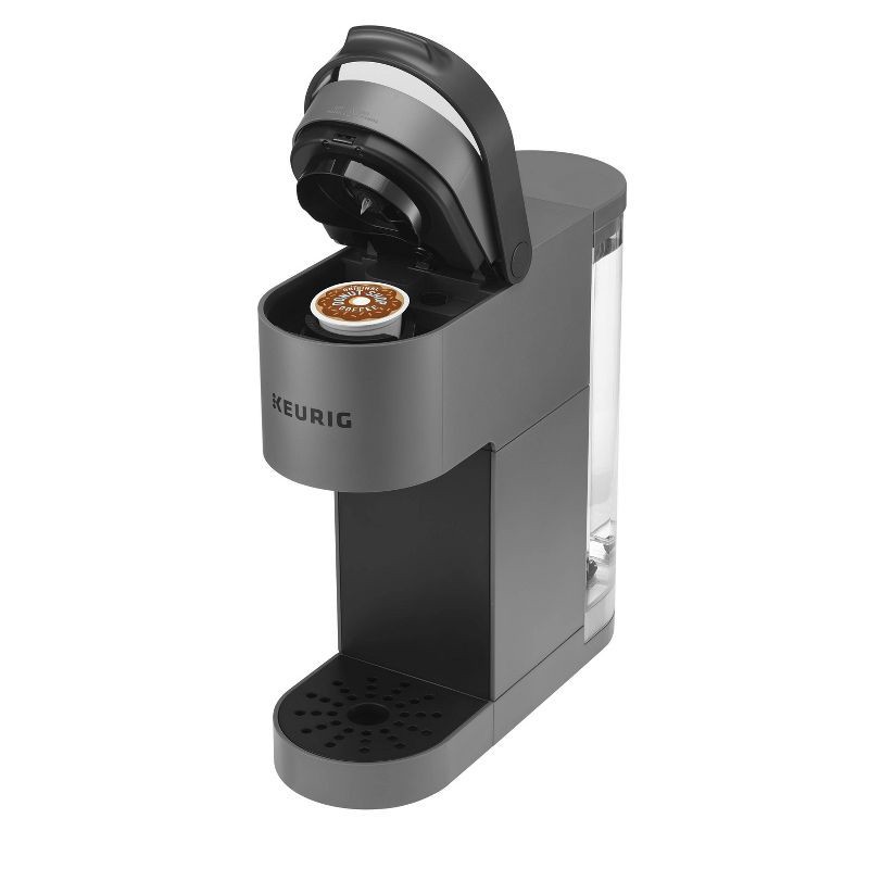 slide 7 of 13, Keurig K-Mini Go Single-Serve K-Cup Pod Coffee Maker Gray: Compact Electric Brewer, 12 oz Capacity, Uses K-Cups & Pods, 12 oz
