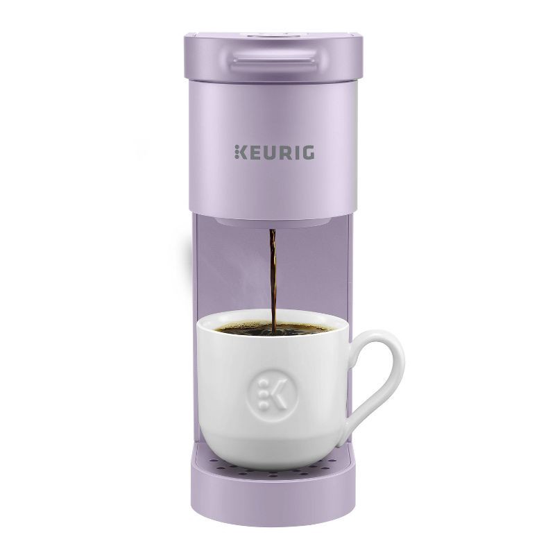 slide 2 of 13, Keurig K-Mini Go Single-Serve K-Cup Pod Coffee Maker Violet: Compact Electric Brewer, 12 oz Capacity, Uses K-Cups & Pods, 12 oz