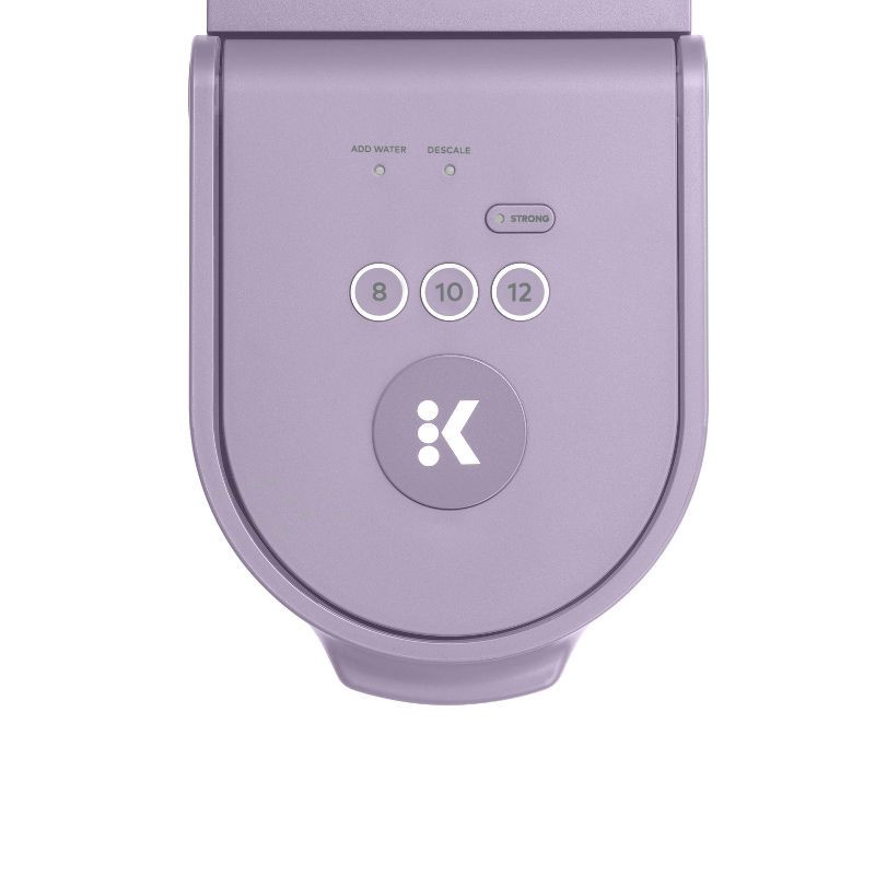 slide 6 of 13, Keurig K-Mini Go Single-Serve K-Cup Pod Coffee Maker Violet: Compact Electric Brewer, 12 oz Capacity, Uses K-Cups & Pods, 12 oz