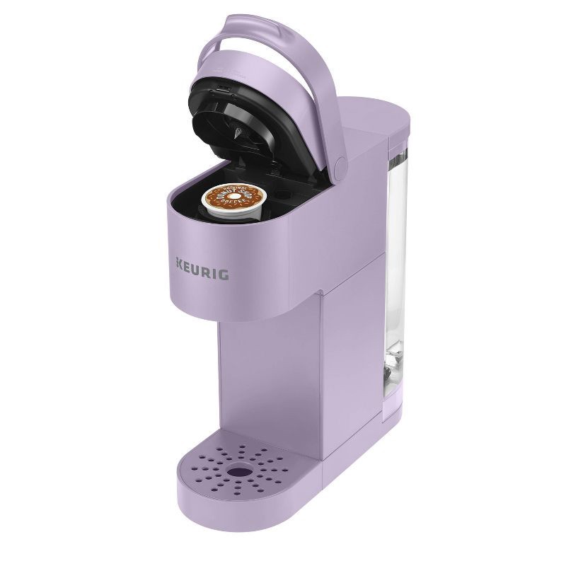 slide 7 of 13, Keurig K-Mini Go Single-Serve K-Cup Pod Coffee Maker Violet: Compact Electric Brewer, 12 oz Capacity, Uses K-Cups & Pods, 12 oz