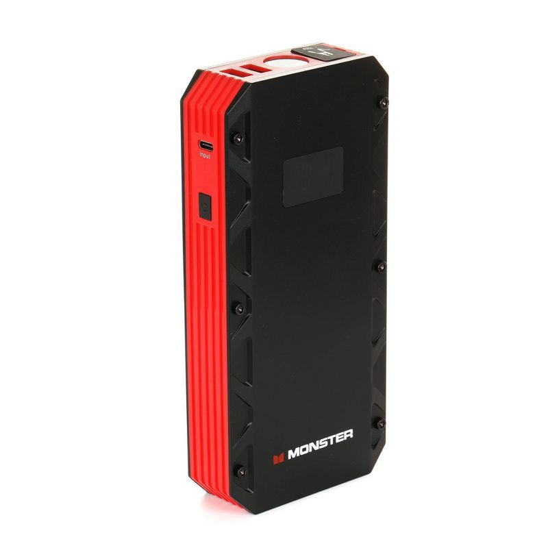slide 2 of 14, Monster 8000MAH Portable Jump Starter Power Bank and Flashlight, 1 ct