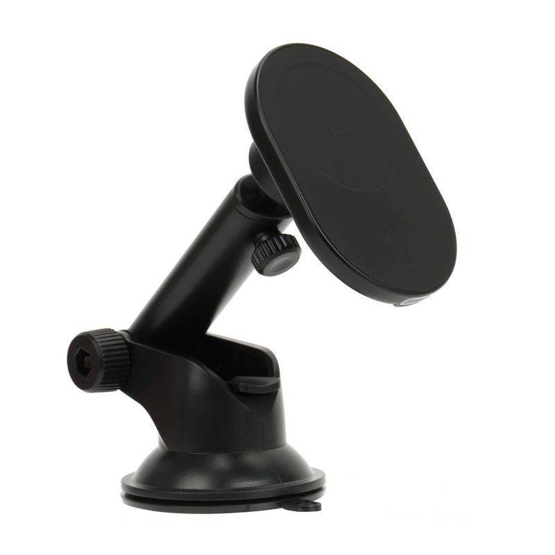 slide 2 of 9, Monster 15Watt Magnetic Wireless Charging Car Mount Dash and Vent Mount: MagSafe Compatible Phone Holder, 15V Output, 1 ct