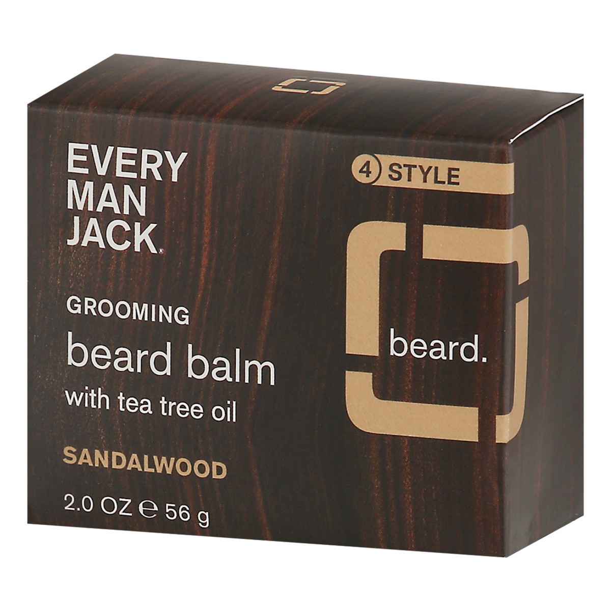 slide 8 of 9, Every Man Jack Sandalwood Grooming Beard Balm for Men, Naturally Derived, 2 oz, 2 oz