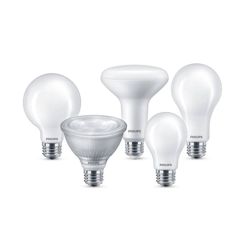 slide 7 of 7, Philips UltraDef LED 40W Clear Daylight A19 2P: Dimmable E26 Base, 450 Lumens, Energy Star Certified, 5000K, 2-Pack, 1 ct