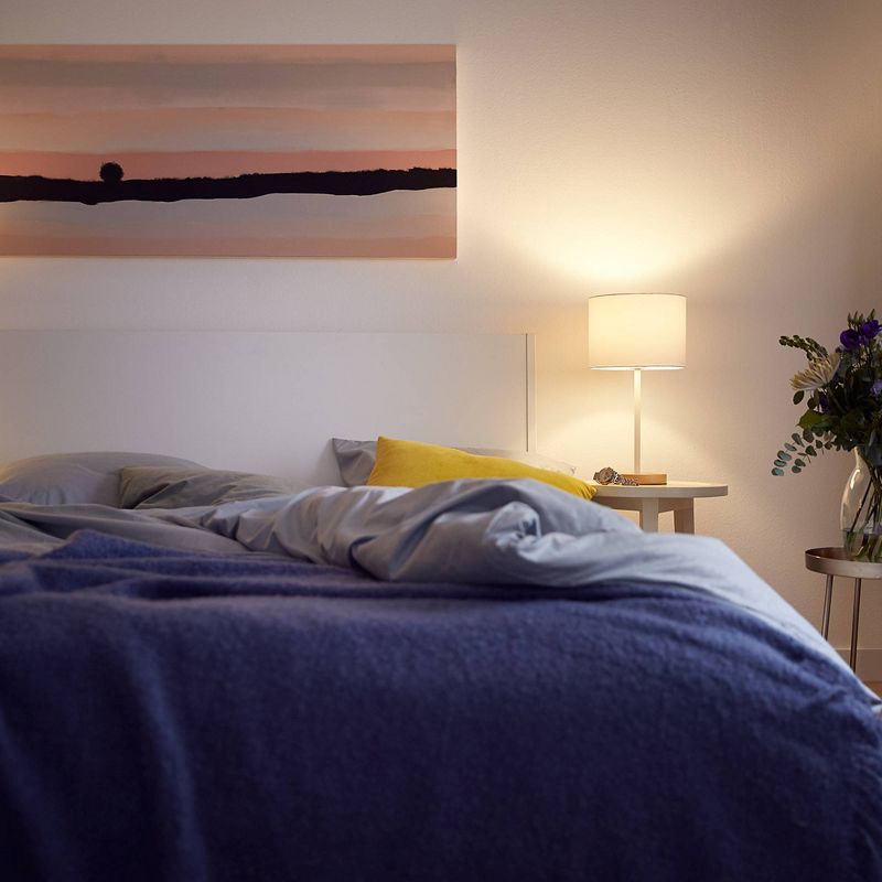 slide 5 of 6, Philips LED 40W Frosted Soft White A19 8-Pack (Non-T20): Standard E26 Base, 450 Lumens, 2700K, 10-Year Life, 1 ct