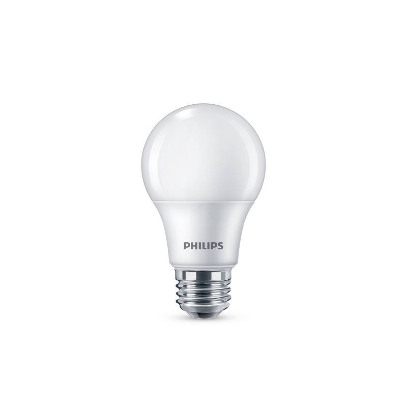 slide 2 of 6, Philips LED 40W Frosted Soft White Non-Dim A19 4P (Non-T20): 450 Lumens, E26 Base, 2700K, 10-Year Life, 4-Pack, 1 ct