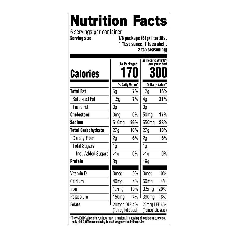 slide 2 of 9, Taco Bell Crunchy & Soft Taco Kit - 12.9oz, 12.9 oz