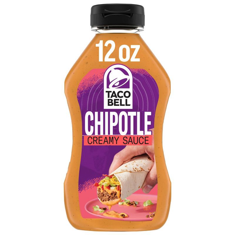 slide 1 of 9, Taco Bell Creamy Chipotle Sauce - 12 fl oz, 12 fl oz