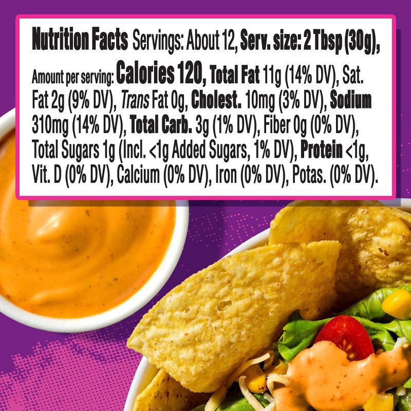 slide 7 of 9, Taco Bell Creamy Chipotle Sauce - 12 fl oz, 12 fl oz