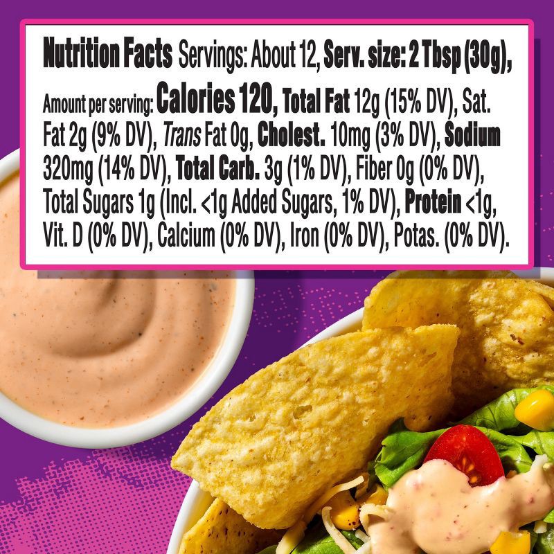 slide 7 of 8, Taco Bell Creamy Spicy Ranch - 12 fl oz, 12 fl oz