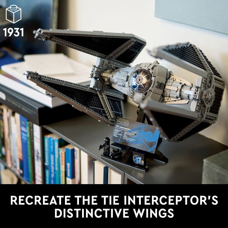slide 4 of 6, LEGO Star Wars Ultimate Collector Series TIE Interceptor Model Set 75382, 1 ct